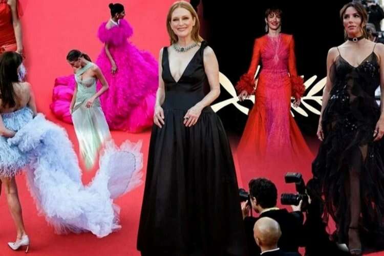 2022 Cannes Film Festivali'nde Kırmızı Halı Şıklığı
