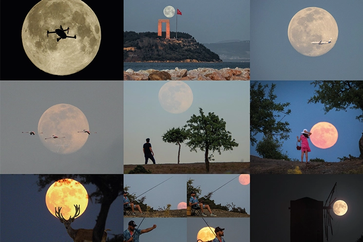 Ay'ın 1 yıllık yolculuğu Türkiye’den görüntülendi