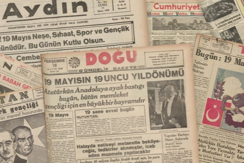 Tarihte 19 Mayıs gazete manşetleri