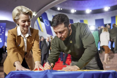 AB liderleri Kiev'de: Ukrayna'ya 'tam destek'