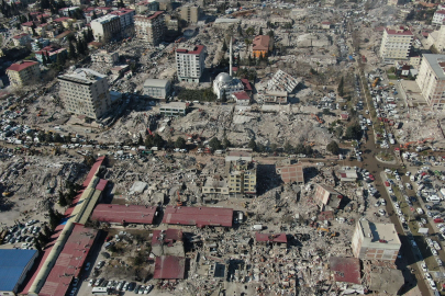 Deprem sonrası Kahramanmaraş'ta büyük yıkım