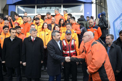 Başkan Yılmaz kahramanları karşıladı