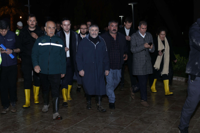 Bakan Nebati ve Bakan Kirişci afet bölgesinde çalışmaları takip etti