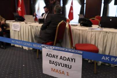 AK Parti’de aday adaylığı başvuru süreci devam ediyor