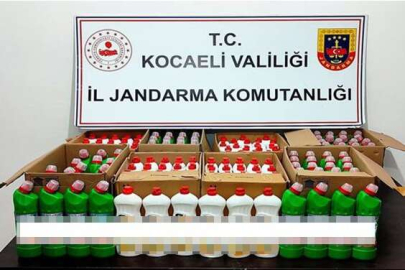 Kocaeli'de binlerce sahte deterjan ele geçirildi
