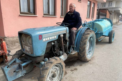 Bursa'da evin önünde duran traktöre şaka gibi ceza