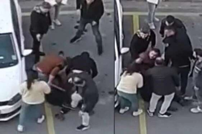 İstanbul'da eşini tehdit eden adama meydan dayağı