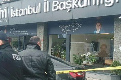 İYİ Parti İstanbul İl Başkanlığı'na ateş açıldı