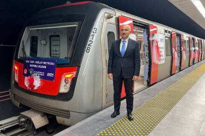 Ankara'da AKM-Gar-Kızılay Metro hattı bugün açılıyor