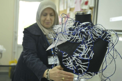 Yıldırım'da atık ürünlerden kıyafet yapılıyor