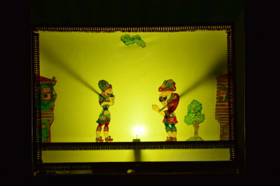 Çocuklar Hacivat Karagöz İle Eğlendi