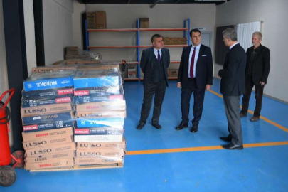 Osmangazi'den deprem bölgesindeki konutlara eşya desteği