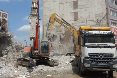 Malatya’da enkaz kaldırma çalışmalarında sona gelindi