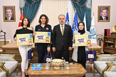 Bursa Büyükşehir yaptı, personel yarıştı