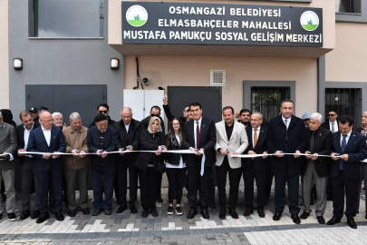 Osmangazi’den Elmasbahçeler’e örnek hizmet