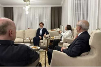 Kılıçdaroğlu ailesi, Meral Akşener ve eşi Tuncer Akşener’i ziyaret etti