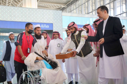 İlk hacı kafilesi Suudi Arabistan'da