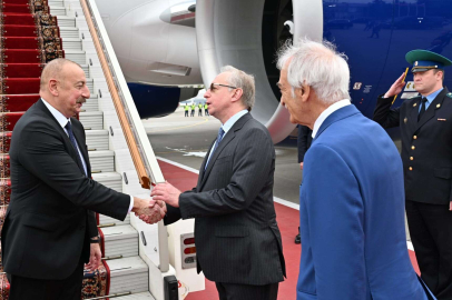 Azerbaycan Cumhurbaşkanı Aliyev Moskova'da