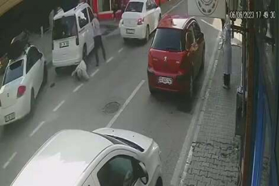 Bursa'da otomobilin çarptığı yaya metrelerce sürüklendi!