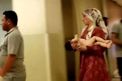 Bursa'da üzerine sıcak kakao dökülen bebek yaralandı