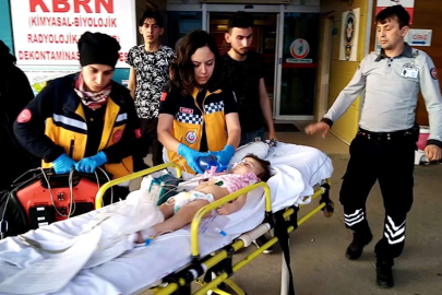 Soluk borusuna fıstık kaçan bebek yaşam savaşı veriyor