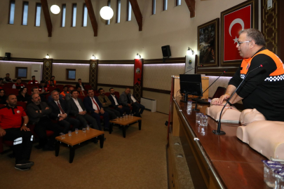 İnegöl protokolüne ilk yardım eğitimi