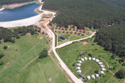 Uludağ'ın eteklerinde bayram yoğunluğu