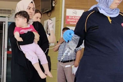 Bursa'da 1 yaşındaki bebek bulaşık parlatıcısı içti!