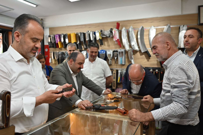 Bursa'da bıçakçılarda bayram telaşı