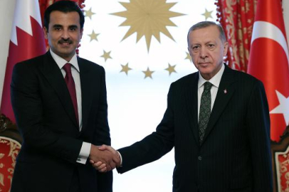 Cumhurbaşkanı Erdoğan, Katar Emiri Şeyh Temim ile görüştü