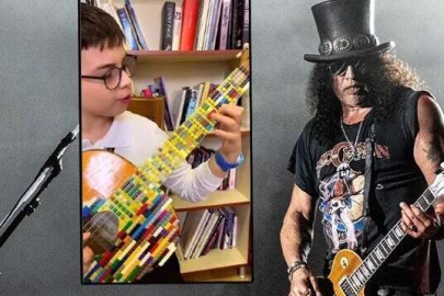 Guns N' Roses gitaristi Slash, gitar çalan Türk öğrenciyi paylaştı