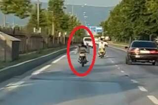 Bursa'da trafikte tehlikeli yolculuk