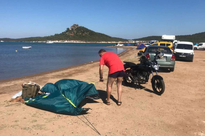 Ayvalık’ta kamp alanları dışındaki çadır ve karavanlar kaldırıldı