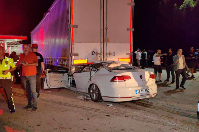 Bursa'da korkunç kaza: Kuzeninin kullandığı TIR'ın altında kaldı