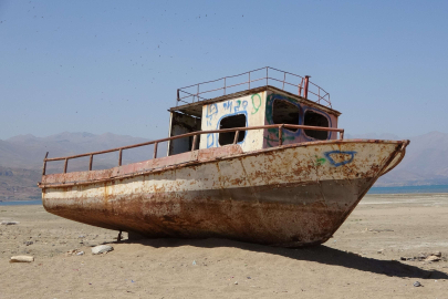 Van Gölü’nde korkutan görüntü