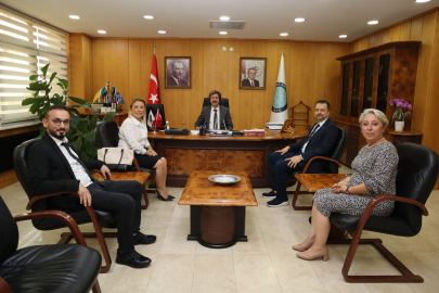 TEKSİDER’den BUÜ Rektörü Yılmaz’a ziyaret