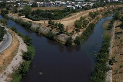 Bursa'da korkutan görüntü: Dere zehir akıyor!