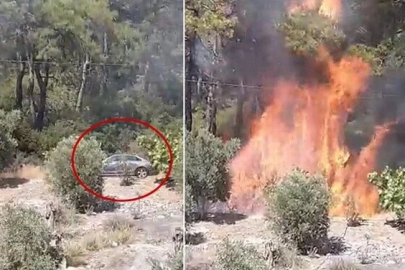 Milas yangınında sabotaj şüphesi: Görüntüler ortaya çıktı