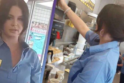 Garsonluk yaparken görüntülenen Lana Del Rey’den açıklama