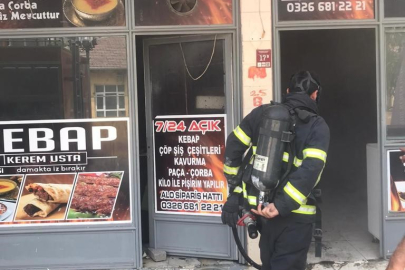 Hatay’da işyerinde çıkan yangın söndürüldü