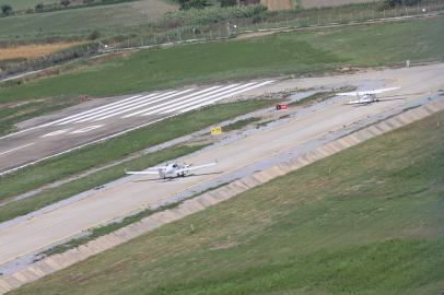 Aydın'da eğitim uçağı düştü