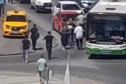 Bursa'da yol kavgasında yumruklar konuştu!