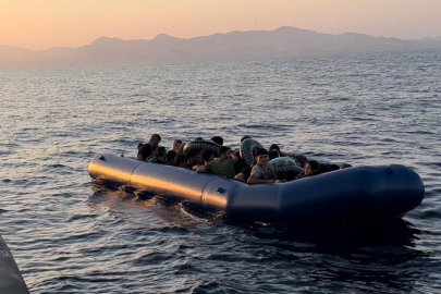 Bodrum'da 35 düzensiz göçmen kurtarıldı