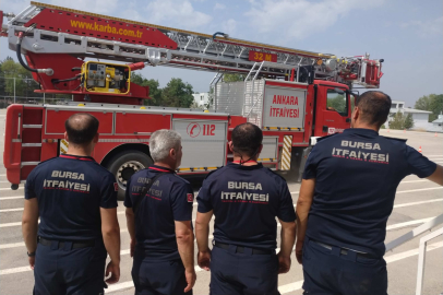 Bursa'da ateş savaşçılarına sıkı eğitim