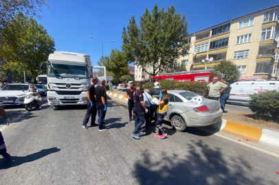 Kırklareli’de tır ile otomobil çarpıştı