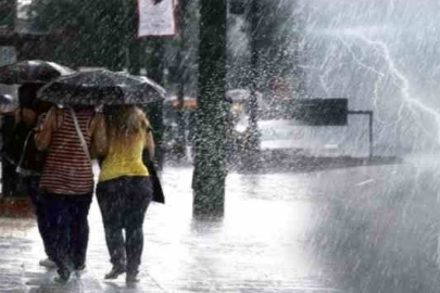 Denizli’de gök gürültülü sağanak yağışlara dikkat