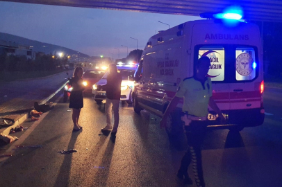 Bursa'da otomobilin çarptığı bisikletli yaralandı