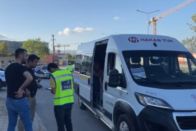 Bursa'da okul servislerine denetim