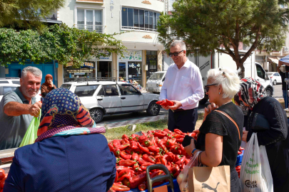 Karacabeyliler yeni semt pazarından memnun