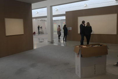 Boş çerçeveleri sanat eseri olarak sunan sanatçıya dava açıldı